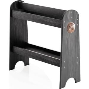 Pine Wood Saddle Rack  Ideal Saddle Stand for Western Horse Gear and Horse Tack Organizers, Suitable for Displaying Trophy Tack at Home (Black)