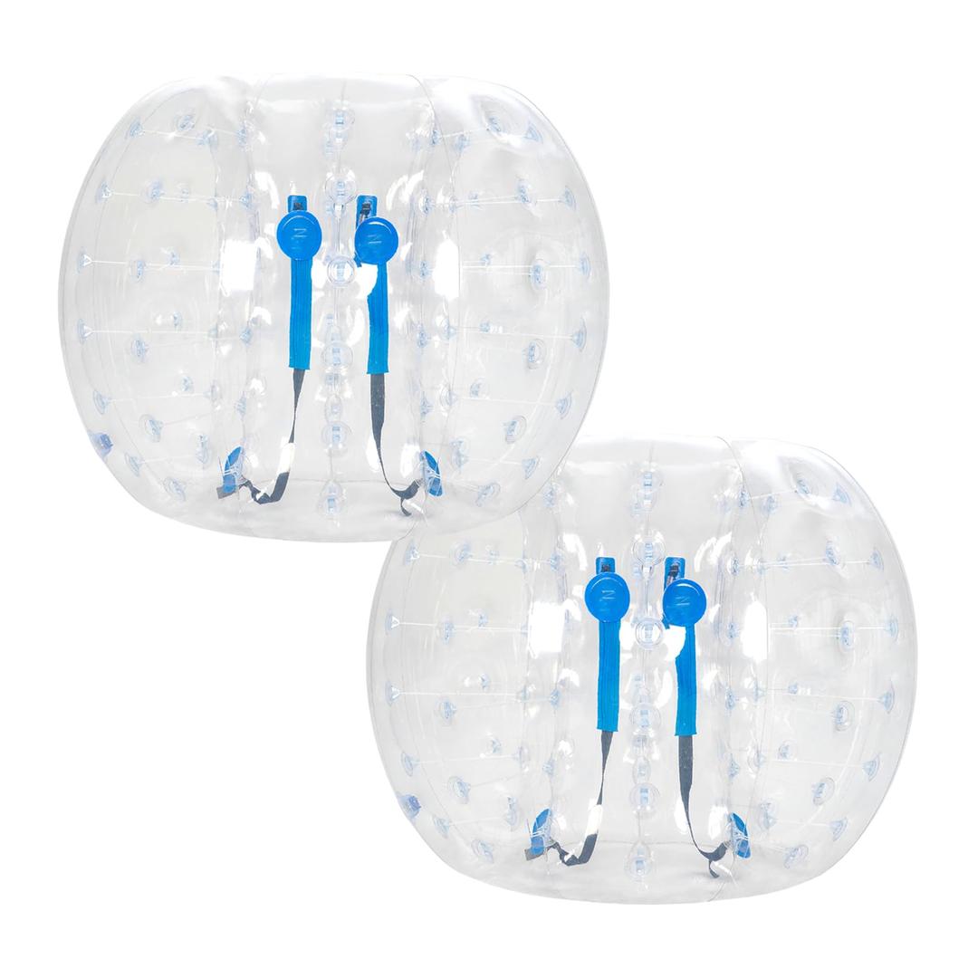 2PCS Human Hamster Ball, 5Ft Bumper Balls, Sumo Balls for Adults, Zorb Ball for Children, Inflatable Human Bubble for Battle Time, Bubble Soccer