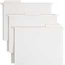 Smead FasTab Hanging File Folder, 1/3-Cut Built-in Tab, Letter Size, White, 20 per Box (64002)