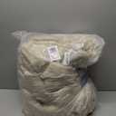 L'AGRATY Faux Rabbit Fur Blanket: 60" x 80" Twin Luxury Soft Fluffy Thick Fur Throw Blanket for Couch Bed Sofa - Cozy Plush Bubble Blankets for Winter: Flannel Fleece Decorative Blanket(Almond White)