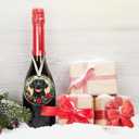 TUMSHANIP Black Lab Ornament - Black Labrador Christmas Ornaments - Dog Gifts for Women Men, Dog Lovers Gifts - Dogs Ornaments 2025 - Acrylic Christmas Ornament 2025