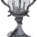 Harry Potter Triwizard Cup Battery Operated Mood Light | 13-Inch Tall LED Lamp,Silver