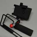 XYZ Supplies Cell Phone Mount/Holder for Boat, Motorcycle/Bike Handlebars, Microphone, Music, or Drum Stand, iPhone, Samsung, Smart Phone, (Black)