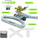 Melnor 65051-AMZ Pulsating Sprinkler with QuickConnect Product Adapter, Amazon Bundle
