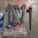 32 Pack New Easy-Connect Drip Emitters Sprays for 1/4" Drip Irrigation Tubing (16 Pcs Quick-Connect Emitters Vortex+16 Pcs Quick-Connect Emitters Stream)