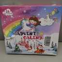 Advent Calendar 2025 Girls 24 Days Christmas Countdown Calendar Unicorn Kit Xmas Gifts for Kids Christmas Stocking Stuffers Toys for 4 5 6 7 Year Old Girl Birthday Xmas Gifts