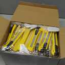 100 Pack Box Cutter Retractable Utility Knife 18mm Wide Blade Razor Knife Plastic Cardboard Cutter for Office Art, Craft and Home Use
