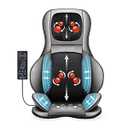 COMFIER Shiatsu Neck Back Massager with Heat, 2D ro 3D Kneading Massage Chair Pad, Adjustable Neck Massage, Seat Massager for Full Body Relaxation, Dark Gray