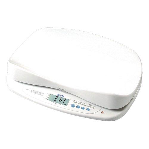 Tanita BD815U Baby Scale Digital Infant Weight Monitor for Newborns, 33 lb Capacity Memory Function, Removable Tray Backlit Display Battery or AC Power, RS232 Japan Technology