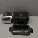 Electric Lunch Box For Adults - 1.6L Cordless Electric Lunch Box 24000mAh Battery-Powered Heated, 5-Sided Heating & Smart Reservation | Portable Heated for Office, Truck, Camping