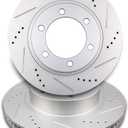 Brake Rotors,ECCPP 2pcs Front Brake Discs Rotors Brakes Kits fit for 2003-2009 Toyota 4Runner,2007 2008 2009 2010 2011 2012 2013 2014 Toyota FJ Cruiser,2005-2014 Toyota Tacoma
