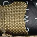 Chilewich Basketweave Placemats, Woven Rectangle Placemats Set of 4, 14"x19" Rectangle