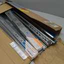 goldenwarm Soft Close Heavy Duty Drawer Slides 22 Inch, 10 Pairs 100lb Load Capacity Ball Bearing Drawer Glides, 3-Section Full Extension Side Mount Rails for Kitchen, Office, Workshop Cabinet