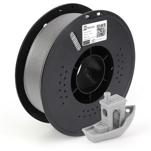 22 Network PETG Filament 1.75mm 1KG Spool (2.2lbs), High Toughness and Precision, Fit Most FDM Printers for Industrial Production and Household Accessories (Silver)