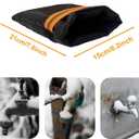 Outdoor Faucet Cover for Winter - 2 Pack 8"H x 6.5"W Hose Bib Covers for Winter Freeze Protection, Reusable Waterproof Pipe Wrap Insulation Cover Socks, Black