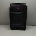 SwissGear Sion Softside Expandable Luggage, Black, Carry-On 21-Inch