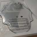 Large Scalloped Mirror, 47"x32" Decorative Wall Mirrors for Living Room, Hallway Mirrors for Wall Entry, Irregular Frameless Mirror for Dining Room, Hang Horizontally or Vertically