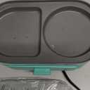 GreenLife 3-in-1 Breakfast Maker Station, Healthy Ceramic Nonstick Dual Griddles for Eggs Meat Sausage Bacon Pancakes and Breakfast Sandwiches, 2 Slice Toast Drawer, Easy-to-use Timer, Turquoise