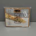 Aliceset 12 Pcs Clear Plastic Gift Bags with Die Cut Handles Reusable Party Favor Bags with Ribbon for Mother's Day Wedding Graduation Bridal Shower Baby Shower, 12 x 10 x 5''(Gold)