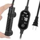 hygger Ceramic Submersible Aquarium Heater, New Explosion-Proof Fish Tank Water Heater with External Temp Controller Auto Thermostat Heater for Saltwater Freshwater (15W for 1~5 Gallon)