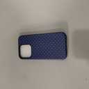 Jusy Compatible with MagSafe Polka Dot Case for iPhone 15 Pro, Cute Aesthetic Polka Dots Magnetic Phone Case, Soft TPU and Hard PC Protective Phone Cover for Women Girls (Matte), Navy Blue