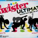Hasbro Gaming Twister Ultimate: Bigger Mat, More Colored Spots, Family, Kids Party Game Age 6+; Compatible with Alexa 