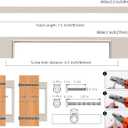 10 Pack 6.3 Inch(160mm) Cabinet Pull Brushed Satin Nickel Kitchen Cabinets Handles Brushed Nickel Cabinet Hardware for Cupboard Square Kitchen Pulls for Cabinets Drawer Handles