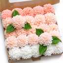 Artificial Wedding Dahlia Flowers 25 pcs Fake Roses with Stem for DIY Wedding Decor Centerpieces Arrangements Bouquets (Shades of Pink)