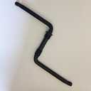 ZZRSDAN One Piece Black Crankarm Set,Wide One Piece Bike Crank, Length of Arm:152mm/5.984"