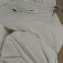 Bedsure Queen Comforter Set, White Soft Prewashed Bedding for All Seasons, 3 Pieces GentleSoft Bed Set, 1 Lightweight Comforter (90"x90") and 2 Pillowcases (20"x26")