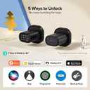 ThorBolt Fingerprint Door Lock with Keypad Door Knob, HomeKit Lock Over , HomeKit Hub , Smart Lock for Interior Door, Bedroom, Office, MK1 Black