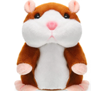 Talking Hamster Toys Repeats What You Say Plush Hamster Toy Interactive Toys Stuffed Hamster Repeating Plush Animal Toy Early Learning