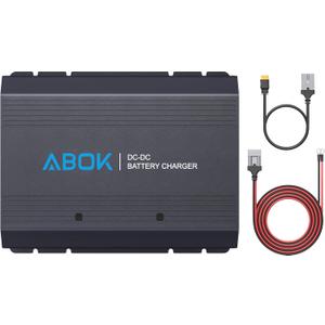500W Alternator Charger, Fast DC to DC Battery Charger for Portable Power Stations, 6X Faster Than Cigarette Chargers, for 95% Solar Power Generator, Perfect for RV, Road Trips