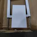 PetSafe Sliding Glass Pet Door - No-Cut DIY Install Doggy Door for Renters - Aluminum Frame - Adjustable Height 91 7/16" to 96" - Ideal for Medium Dogs Up to 40 lb - White