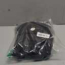 Adogirl Women's Plus Size Dress Fall Long Sleeve Button Down Ruffle Hem Bandage Oversized Loose Long Maxi Swing Dresses XL, Black