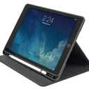 ShockDrop Shockproof Case for iPad 10.2"/10.5" – Black Compatible with iPad 10.2", iPad Air 10.5", and iPad Pro 10.5". Heavy-duty Black Case Offering Full Shock Protection with Built-in Apple Pencil Holder and Foldable Stand for Hands-free Viewing. Ideal for School, Work, or Travel