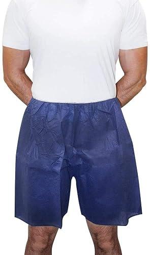 Dukal Patient Exam Wear, Short, Non-Sterile, Unisize, Dark Blue (5 Bags/Case 10 Bag) (Pack of 50)