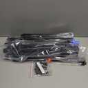 Foldable IV Pole Stand, Portable Telescoping Floor Stand with 4 Hooks, Height Adjustable, Travel Infusion Pole for Home Care, Hospitals, Nursing Homes and When Traveling