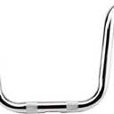 10 Inches Rise 1'' HandleBar Fits for Harley Sportster 883 1200 48 Dyna Fatboy Street Bob Softail Low Rider Chrome