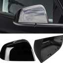 Jaronx Compatible with Tesla Model Y Side Mirror Cover Replacement 2020 2021 2022 2023 2024, Right Passenger Door Wing Black Rearview Mirror Cover Cap for Tesla Model Y Accessories-Glossy Black
