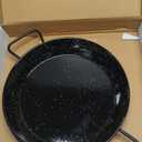 Paelluxe Paella Pan  Enamelled, No-Rust Steel Skillet  Easy-to-Clean Pan for Propane & Gas Burners  Indoor & Outdoor Cooking Cacerola Paellera Sarten  13 Inch, for 6 Servings