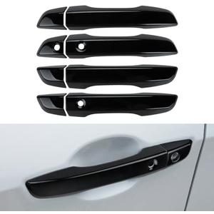 DLOVEG Upgraded Door Handle Cover Compatible for Honda Civic 2021 2020 2019 2018 2017 2016 Accessories Door Handle Protectors for 10th Gen Honda Civic (Glossy Black)