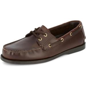 DOCKERS Mens Vargas Leather Casual Classic Boat Shoe, Raisin, 10.5 M