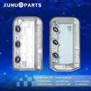 Aluminum Valve Covers Compatible with 2010-2012 Honda Crosstour 2008-2012 Honda Accord 2012-2014 Acura TL 3.5L V6 Replace# 12310R70A00 12320R70A00