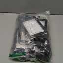 Lawei 10 Pack Double Sided Standing Picture Frames, 4x6 Inch Plastic Pedestal Photo Frame Bulk, Two Sided Vertical Picture Holder with Inserts & Base, Black Display Frame for Wedding Table Number Menu