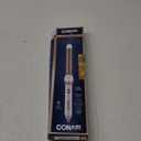Conair Double Ceramic 1-inch Curling Wand, Straight wand produces flawless waves (White)