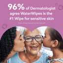 2 x WaterWipes Sensitive+ Body & Intimate Wipes, 3-In-1 Cleans, Cares, Protects, 99.9% Water, Unscented & Hypoallergenic Hygiene Wet Wipes, Adult Care, 90 Wipes (3 Packs)