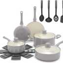 GreenLife 16 Piece Nonstick Pots & Pans (2026 Upgrade) Induction Set, 16 Piece Cookware Set