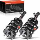 A-Premium Front Pair (2) Complete Strut & Coil Spring Assembly Compatible with Toyota Tacoma (Base) 2005-2015, L4 2.7L, Driver and Passenger Side, RWD