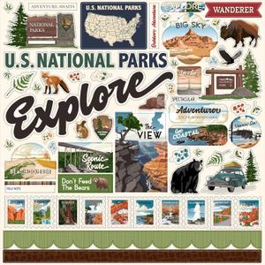 National Parks Element Sticker